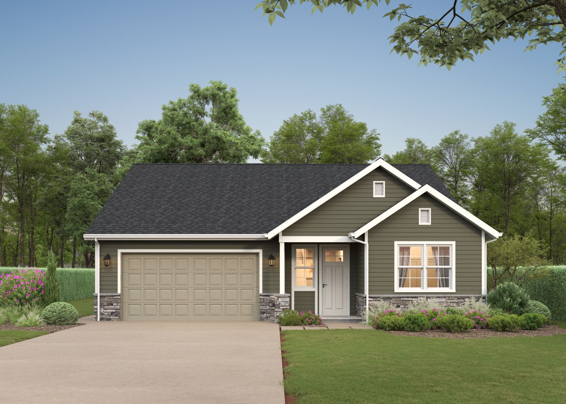 421 Huntersville-Concord Rd, available home by Red Cedar Homes