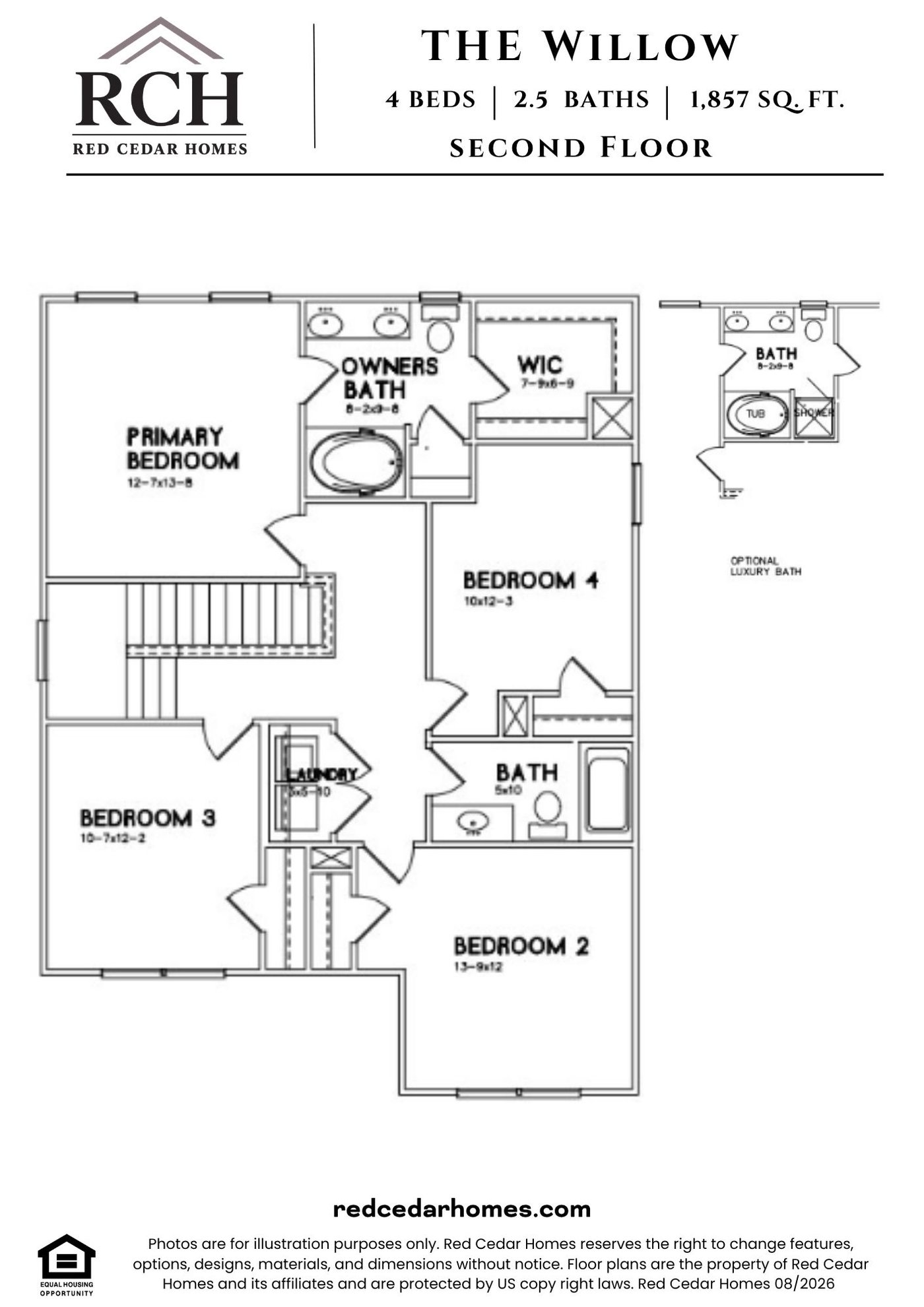 Willow floor plan 2