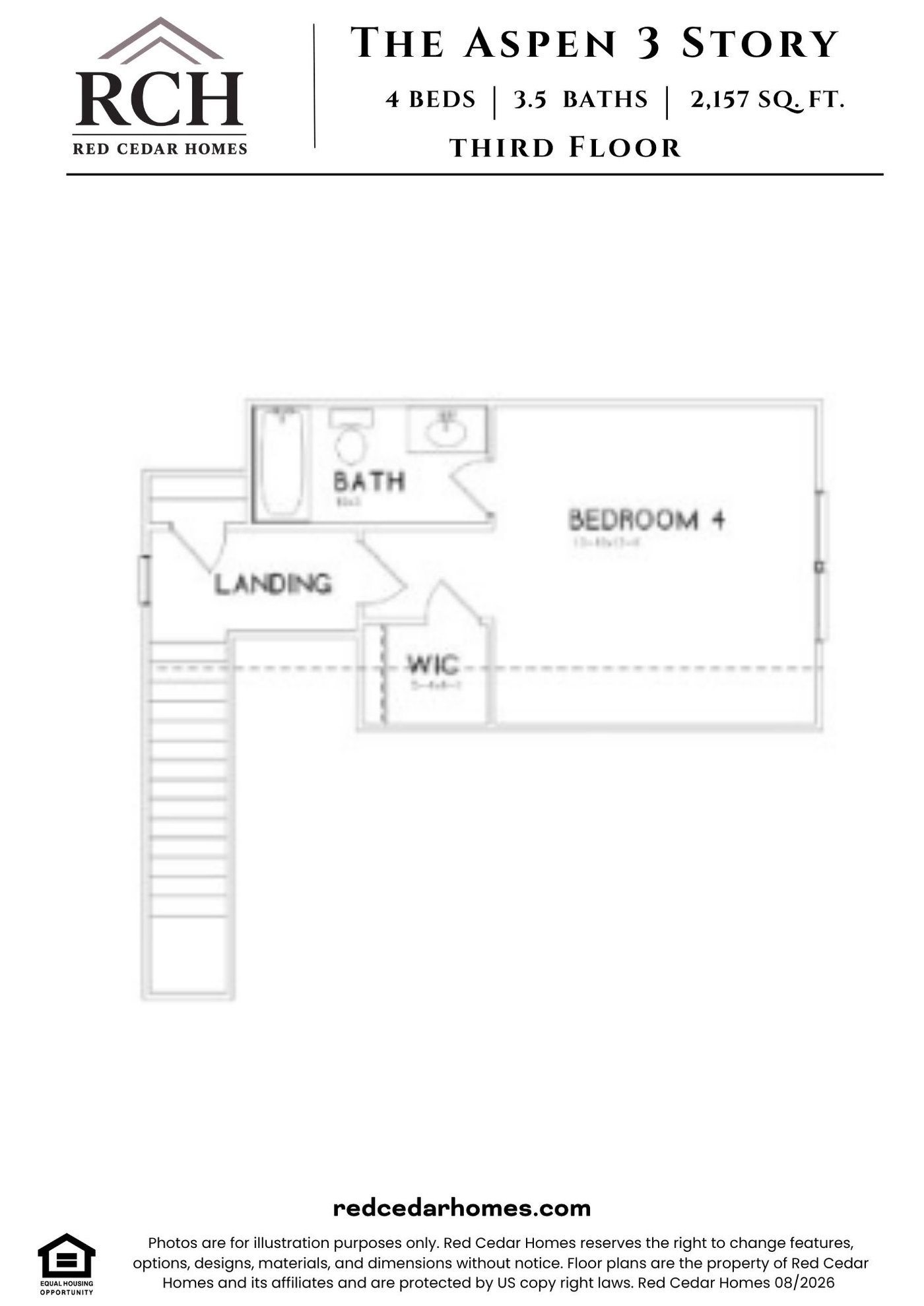 Aspen 3-Story floor plan 3